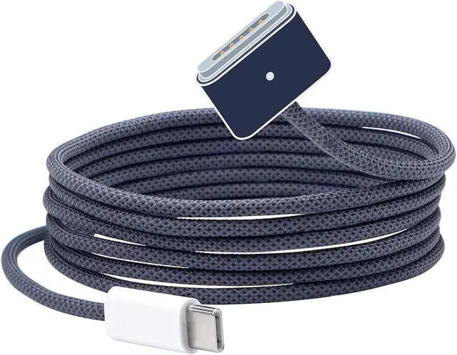 Main image of 140W USB C to Magnetic 3 Cable (2m/6.6ft) USB C Cable Compatible with MacBook Air (15/13-inch M3 2024 15-inch M2 2023 13-inch M2 2022) MacBook Pro (16/14-inch 2023/2021) Midnight