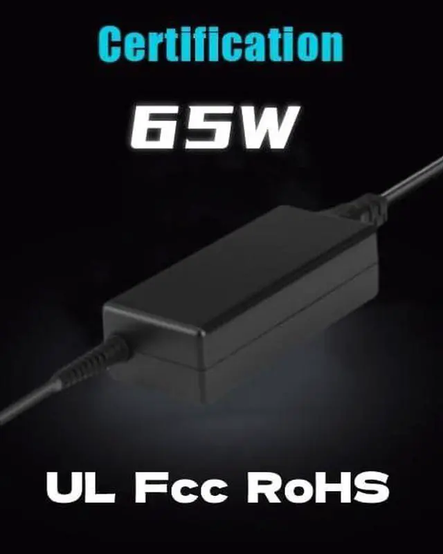 Alt view image 4 of 5 - 65W 45W Charger Compatible with  Inspiron-15 3000 5000 7000 Series 3501 3583 3593 5570 5100 5510 3535 3520 3511 5502 5566 5593 3530 3585 3510 3525 7506 7558 7568 Laptop