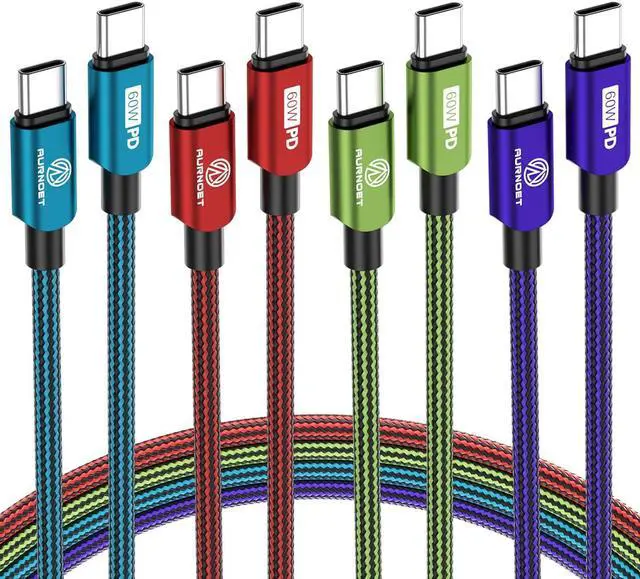Main image of USB C Cable 4 Pack 10FT USB C to USB C Cable Type C Cable Fast Charging USB C Charger Cable Compatible with iPhone 16 15 Pro/Pro Max/Plus for  Galaxy Series MacBook and More