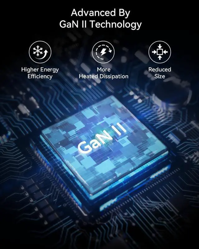 Alt view image 4 of 7 - USB C Charger 67W Max Charger 3-Port GaN Fast Compact Foldable Charger for MacBook Pro/Air  XPS iPad Pro iPhone 15 Pro Max/14/13 Galaxy S24/S23 Note 20/10+ Steam Deck