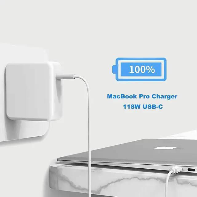 Alt view image 2 of 7 - Mac Book Pro Charger - 118W 96W USB C Charger Fast Charger for MacBook pro/Air ipad Pro M1 M2 Laptop and All USB C Device Include Charge Cable