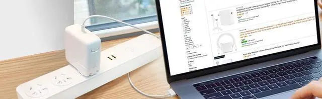 Alt view image 4 of 4 - Mac Book Pro Charger -108W USB C Power Adapter Compatible with MacBook Pro & MacBook Air 16 15 14 13 Inch iPad Pro 2024/2023/2022/2021 Included 7.2ft USB C to C Cable