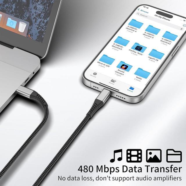 Alt view image 5 of 7 - 6 inch USB C to Lightning Cable Short 3-Pack Braided Type C iPhone Cable PD Fast Charging MFi Certified 0.5ft iPhone Charging Cable for Apple iPhone 14 13 12 11 Pro Max Xs Plus iPad Air Mini Black