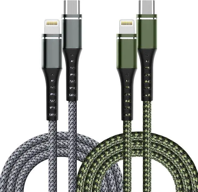 Main image of USB C to Lightning Cable 2 Pack 3FT [Apple MFi Certified] iPhone Cable iPhone Charger Cable Type C Lightning Cord for iPhone 14 13 12 11 Pro Max XS XR X 8 7 6s Plus SE iPad and More. (3FT)