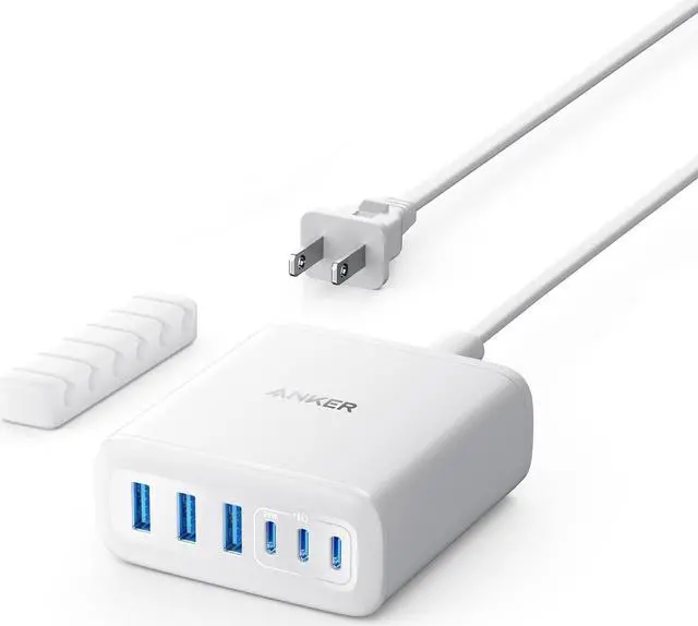 Main image of Desktop Charger Fast Charging USB C Charger 112W Max 6-Port Charging Station for iPhone iPad MacBook  and More (Cable Not Included)