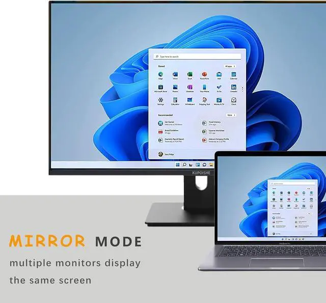 Alt view image 3 of 6 - USB to HDMI Adapter for Monitor Windows 11/10 / 8 HDMI USB Converter for Laptop Mac MacBook pro USB 3.0 USB 2.0 HDMI Cable Multiple Monitors for Desktop PC TV Black
