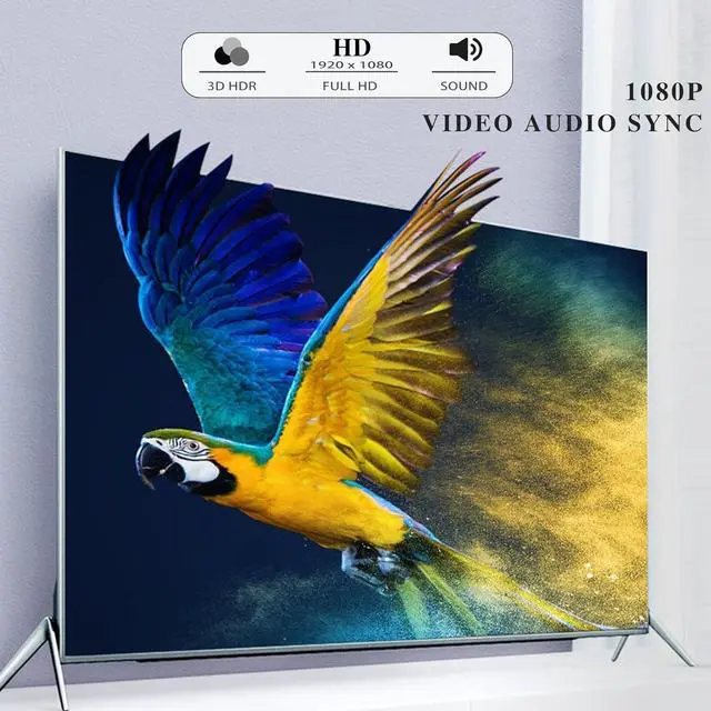 Alt view image 5 of 6 - USB to HDMI Adapter for Monitor Windows 11/10 / 8 HDMI USB Converter for Laptop Mac MacBook pro USB 3.0 USB 2.0 HDMI Cable Multiple Monitors for Desktop PC TV Black