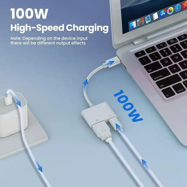 Alt view image 5 of 7 - USB-C Digital AV Multiport Adapter USB C to HDMI Adapter for iPhone 16/15 to TV 4K@60Hz Video & Audio Sync Screen Converter Adapter for iPhone 16/15 Series/MacBook/iPad Pro MFi Certified