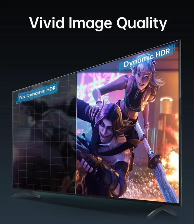Alt view image 5 of 7 - 8K Display Port 1.4 to HDMI 2.1 Adapter 4K@120Hz 8K@60Hz Unidirectional DP to HDMI Converter Male DisplayPort to Female HDMI for PC Laptop Monitor TV