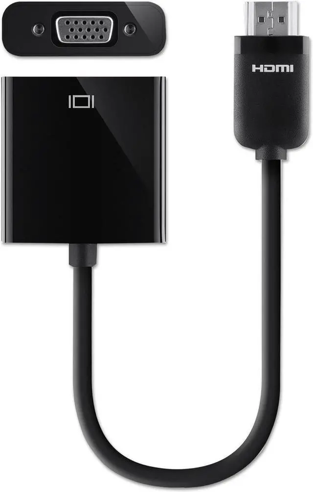 Main image of HDMI to VGA Adapter Dongle with 3.5mm Audio Jack for Portable Devices
