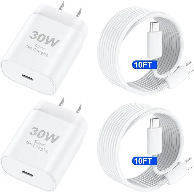 Main image of iPhone 17 16 Pro Max Charger Fast Charging Block, 30W iPhone 17/16 Pro Max USB C Fast Charger with 10 FT Type C Fast Charging Long Cable Cord for iPhone 17 Pro Max/17 Pro/17/Air/16 Pro max/16 Pro/15