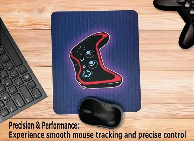 Alt view image 6 of 7 - Personalized Mouse Pad - Add Pictures Text Logo or Art Design and Make Your Own Customized Mousepad. Each Custom Mouse Mat Comes in a Colorful Gift Bag. Personalized Your Gaming Mousepad