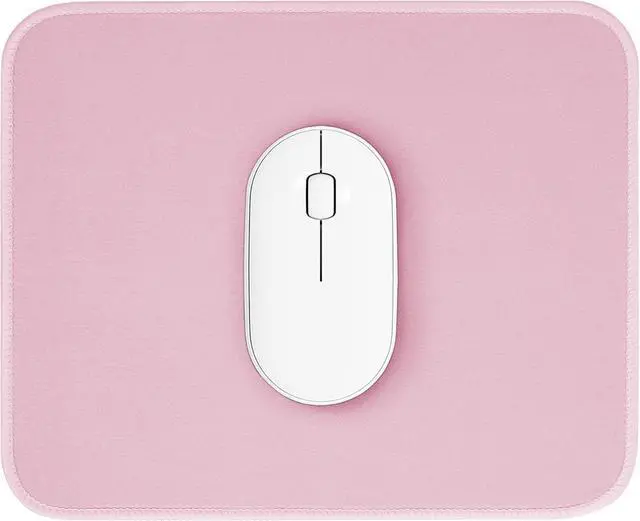 Main image of Pink Mouse Pad Nice and Cute Mouse Pad Splash-Proof Textured 10.2 x 8.2Inch Stitched Edge Non-Slip Waterproof Rubber