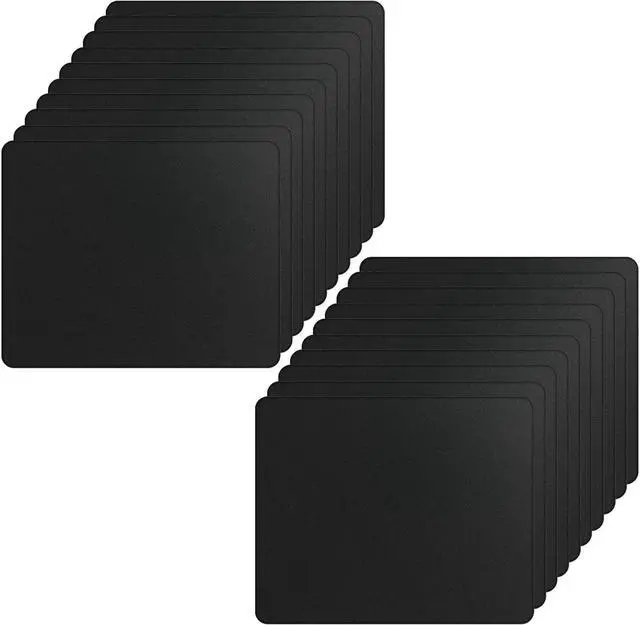 Main image of 20 Pack Mouse Pad Bulk Computer Mouse Pad Gaming Mouse Pad for Computers Laptop Office Home with Non Slip Rubber Base (Black 7.09 x 8.66 Inch)