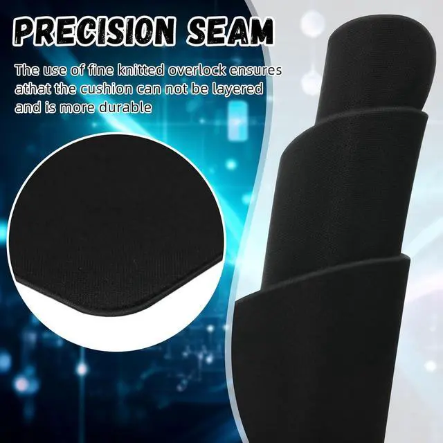 Alt view image 3 of 7 - 20 Pack Mouse Pad Bulk Computer Mouse Pad Gaming Mouse Pad for Computers Laptop Office Home with Non Slip Rubber Base (Black 7.09 x 8.66 Inch)