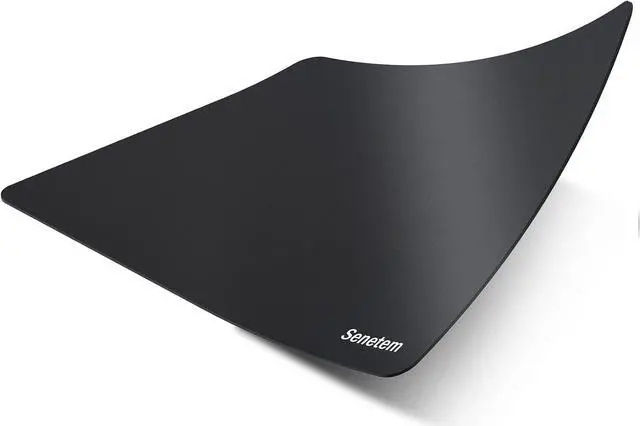 Alt view image 2 of 7 - Thin Mouse Pad 4 Pack Smooth Gaming Mouse Pads Non-Slip Rubber Base Laser & Optical Mousepad for Laptop Computer Office & Home Small Portable 11x8.6 in Black