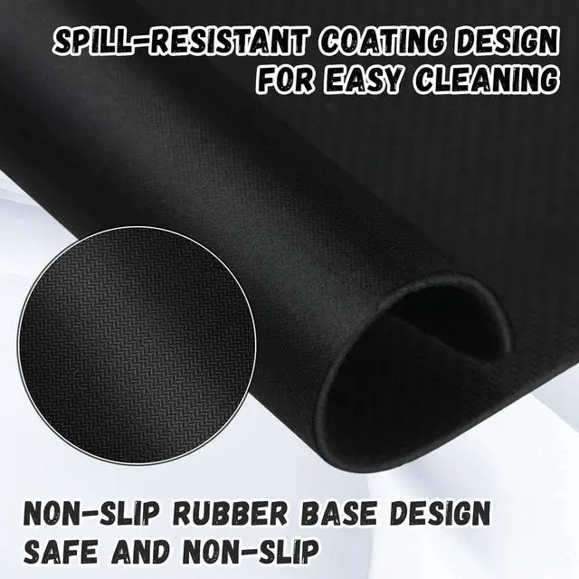 Alt view image 6 of 6 - 50 Pack Mouse Pad Bulk Computer Mouse Pad Gaming Mousepad for Computers Laptop Back to School Office Graduation Gifts with Non Slip Rubber Base(7.09 x 8.66 Inch Black)