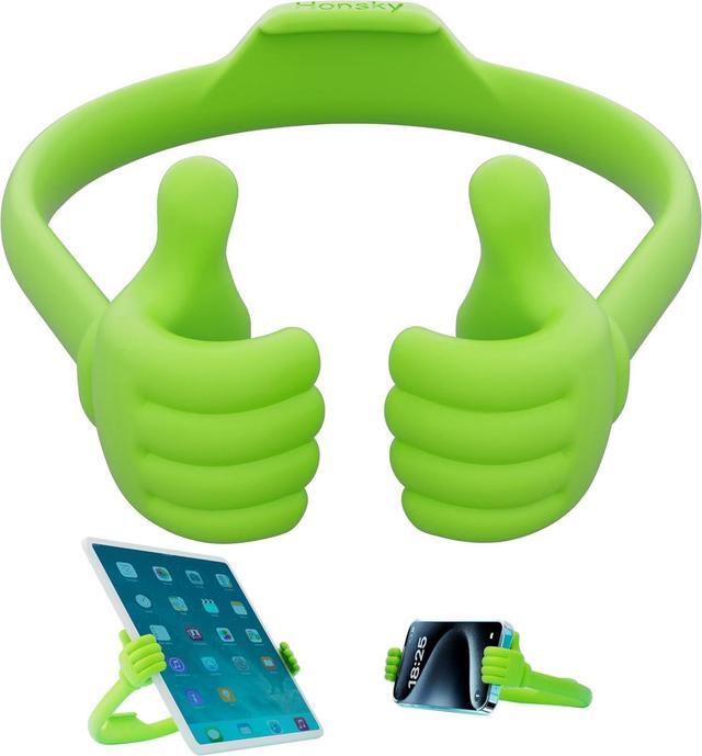 Main image of Thumbs Up Tablet Stand Portable Monitor Stand Holder for Desktop Tablet Display Stands Holder Stand for Desk Universal Cute Green