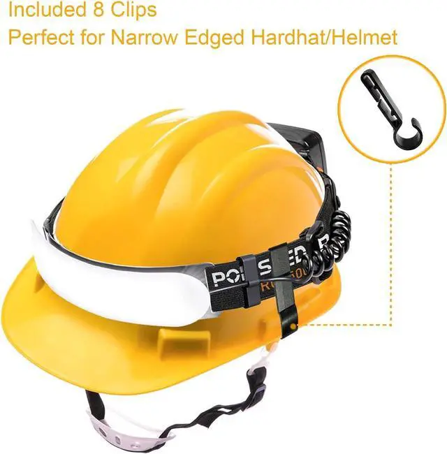 Alt view image 7 of 7 - 1500 Lumens Rechargeable LED Headlamp with 230° Beam 3 Modes IPX6 Waterproof - For Camping Running Fishing Hard Hat Work