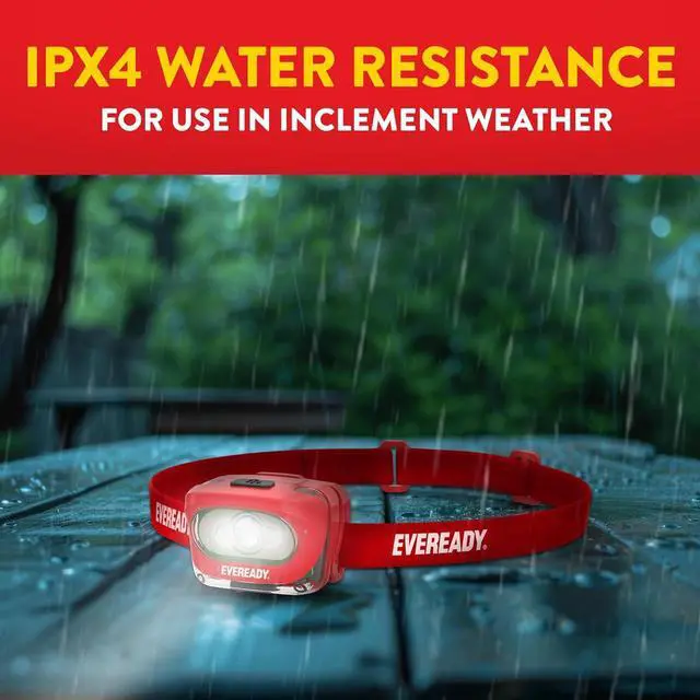 Alt view image 6 of 7 - X200 LED Rechargeable Headlamps (2-Pack) Super Bright IPX4 Water Resistant Head Lights for Running Camping Emergency Outdoors (USB Cable Included)