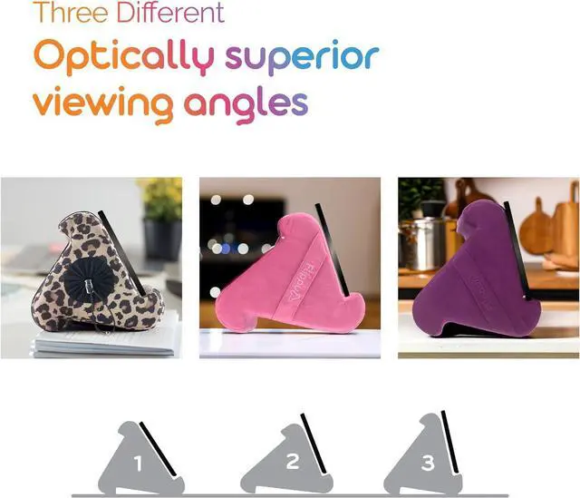 Alt view image 4 of 7 - Tablet Pillow Stand - Cushion Tablet Stand & Holder Bed Support for Lap and Desk Compatible with Phone & Book Reading: Kindle iPad Pro iPhone &  - I Wanna Go to Miami