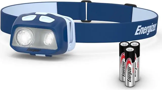 Main image of HDL40 LED Headlamp 500 Lumen IPX7 Waterproof Multi-Colored Headlamp Hands-Free Light Batteries Included