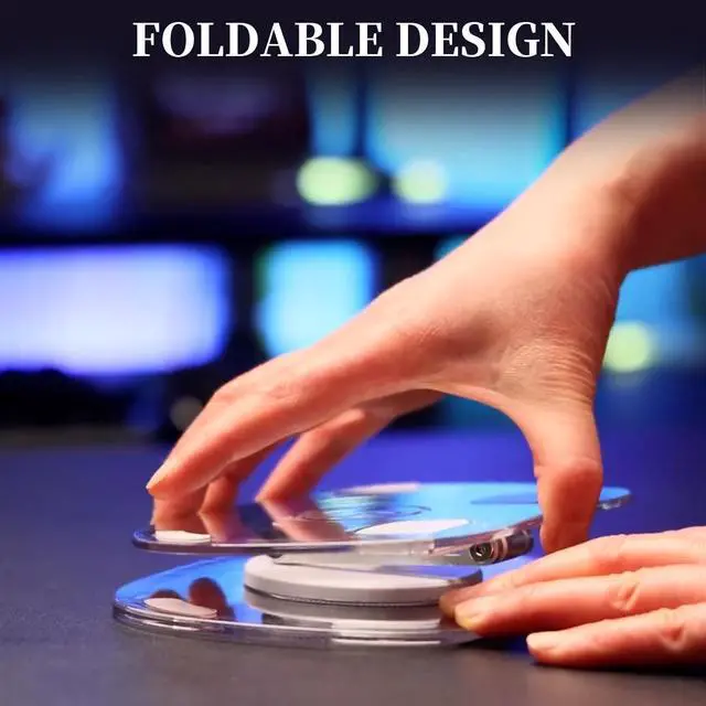 Alt view image 2 of 7 - iPad Stand Holder Adjustable Tablet Stand for Desk Foldable Monitor Stand Tablet Holder Portable Travel iPad Pro Holder Essentials for Tablets/Monitor/PS/Switch iPhone 4-12.9