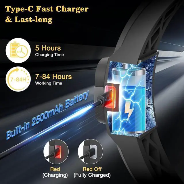Alt view image 3 of 7 - Rechargeable LED Headlamp 2PCS - 300° Wide Beam Head Lamp 750 Lumen 14 Modes Head Lights 84H Standby Energy - Camping Accessories Gear Waterproof Sensor Flashlight for Running Camping Fishing