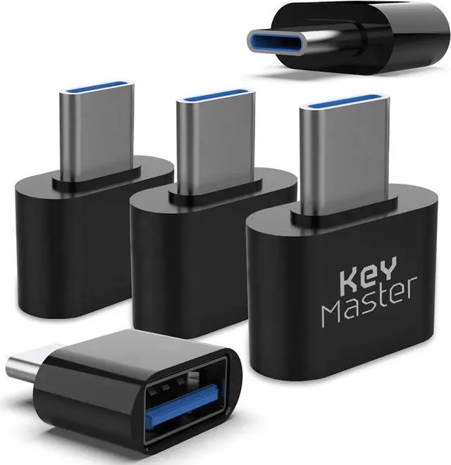 Alt view image 7 of 7 - USB C to USB Adapter (5 Pack) Inexpensive Economy Pricing for Bulk Purchases Convert USB port for Laptop Phone Computer Keyboard USB C to USB A USB-C Male to USB-A Female 2.0 Adapter