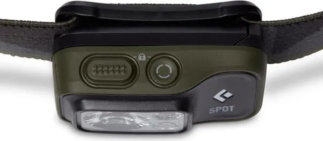 Alt view image 3 of 4 - Spot 400 LED Headlamp Waterproof and Dimmable Battery Powered Headlamp for Camping Hiking Running Hunting Work with Red Light Headlamp Mode Dark Olive