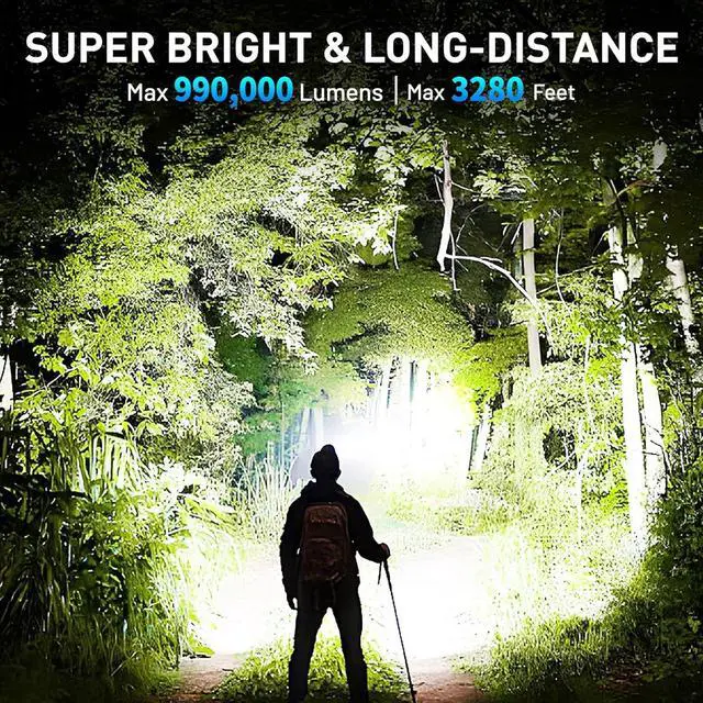 Alt view image 2 of 7 - LED Headlamps PRO (4-Pack) IPX4 Water Resistant Headlamps High-Performance Head Light for Outdoors Camping Running Storm Survival (Batteries Included)