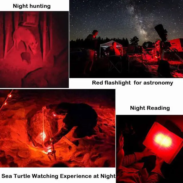 Alt view image 6 of 7 - Multicolor Headlamp Flashlight 1000 Lumen Waterproof Zoomable Led Headlight with White Red Green Blue Light