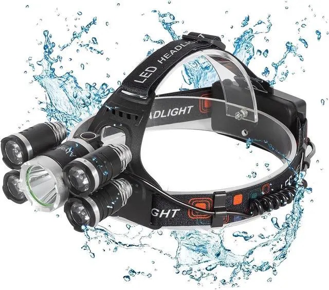 Main image of Headlamp Rechargeable USB LED Headlamp Headlamps for Adults 12000 Lumens Outdoor Headlamp Flashlight with Adjustable 4 Modes Headlight for Camping Hiking and Hunting