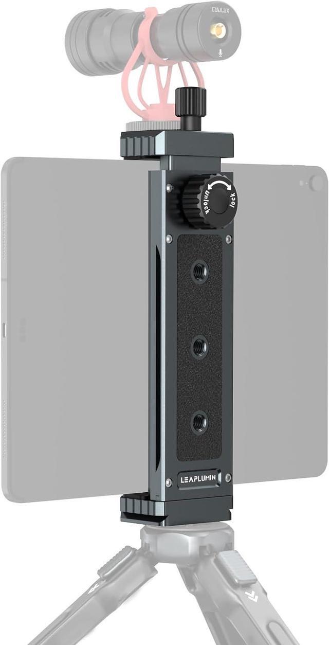 Main image of Tripod Mount Adapter for iPad Aluminum Tripod Mount Holder for Tablet Tablet Tripod Mount with 1/4 Screw Universal Tripod Mount for iPad Mini Compatible with 4.7-12.9 Most Tablet