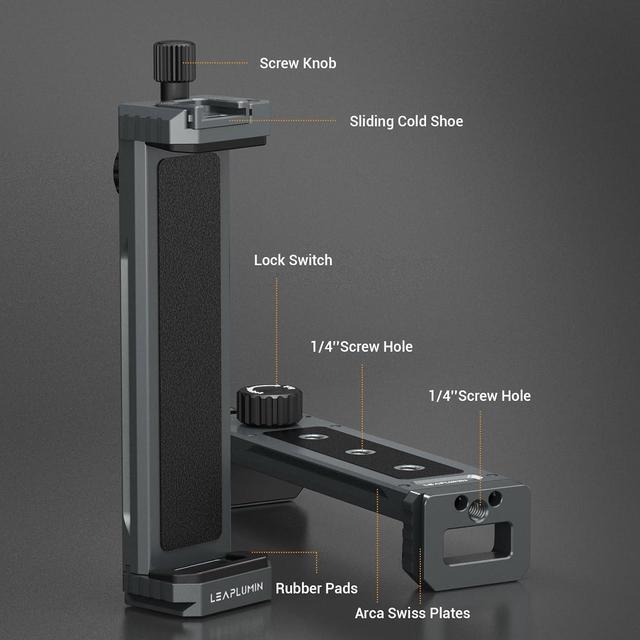 Alt view image 7 of 7 - Tripod Mount Adapter for iPad Aluminum Tripod Mount Holder for Tablet Tablet Tripod Mount with 1/4 Screw Universal Tripod Mount for iPad Mini Compatible with 4.7-12.9 Most Tablet