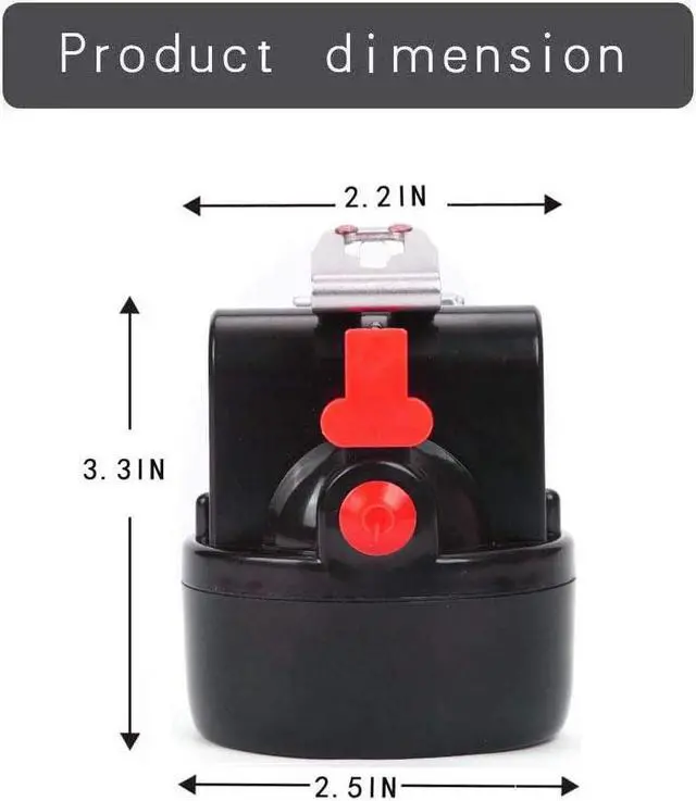 Alt view image 4 of 6 - Waterproof Explosion Proof Safety Mining Headlight Rechargeable LED Miners Head Light Flashlight Underground Head Lamp Coal Mining Lights for Hard Hat(Red)