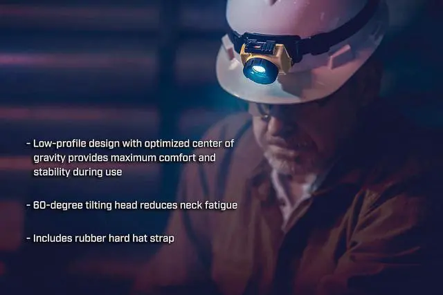 Alt view image 5 of 6 - Streamlight 61600 Double Clutch USB 125-Lumen 1700-Candela LED Headlamp, Spot and Flood Beams, Rechargeable Capable, Yellow