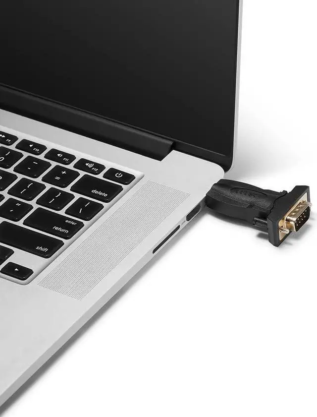 Alt view image 7 of 7 - USB to RS232 Adapter with FTDI Chipset USB to RS232 Male DB9 Serial Converter for Cashier Register Modem Scanner Industriual Machinery CNC Black