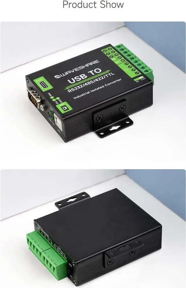 Alt view image 7 of 7 - FT232RNL USB to RS232/485/422/TTL Interface Converter Industrial Isolation