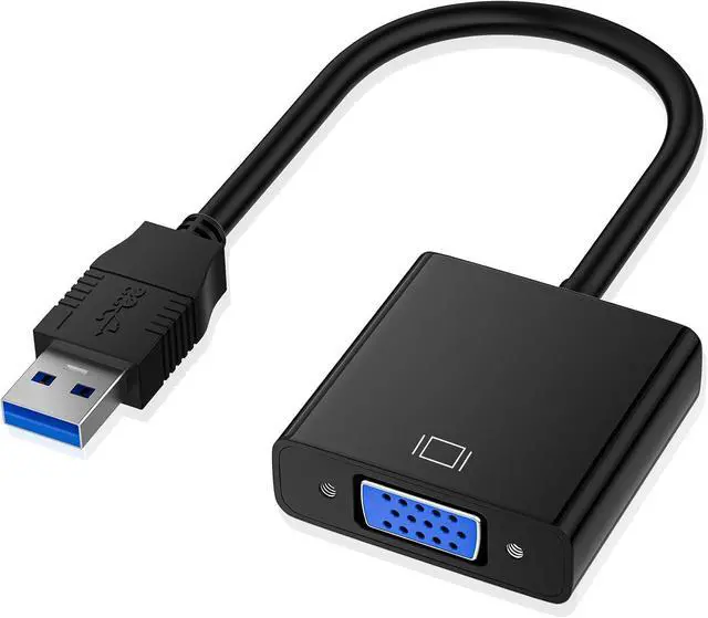 Main image of USB to VGA Adapter USB3.0/2.0 to VGA Adapter Multi-Display Video Converter Full HD 1080P External Video Card Multi Monitor Adapter Desktop Laptop HDTV Monitor Projector (Windows 10/8.1/8/7)