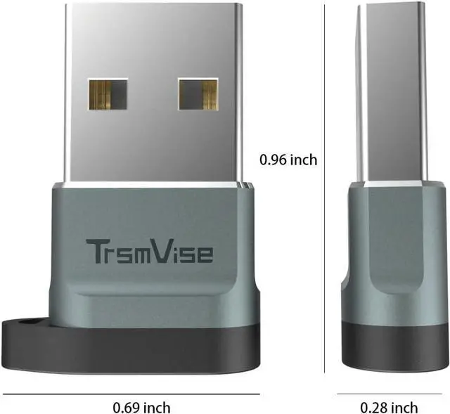 Alt view image 6 of 6 - USB to USB C Adapter (2 Pack) USB C Female to USB A Male Adapter Type C to USB A Devices Power Converter for iPhone 15 Plus Pro Max Apple Watch AirPods iPad for Samsung Galaxy S24 23 Car