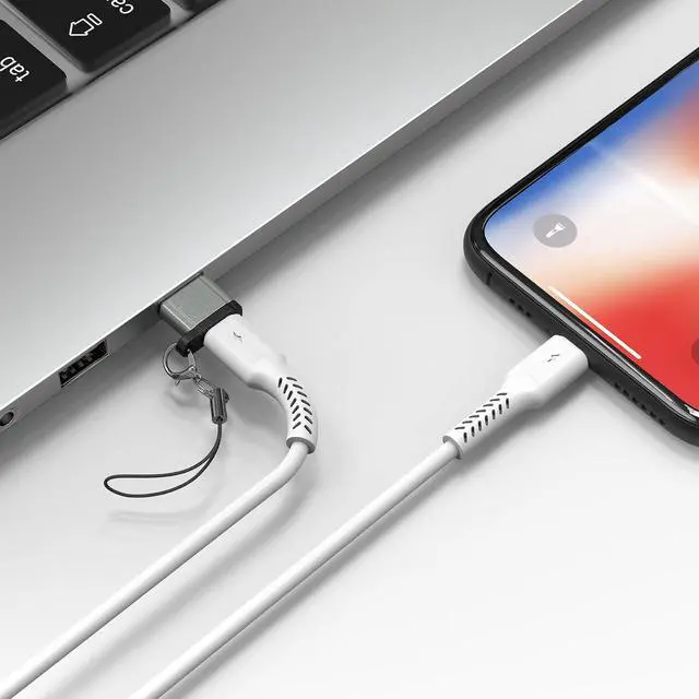 Alt view image 5 of 5 - USB-A to USB-C Adapter 3-Pack Gold-Plated USB Type C to USB A Converter Compatible with  iPhone 15 Pro/Max iPad  CarPlay USB C to A Adaptor for Car