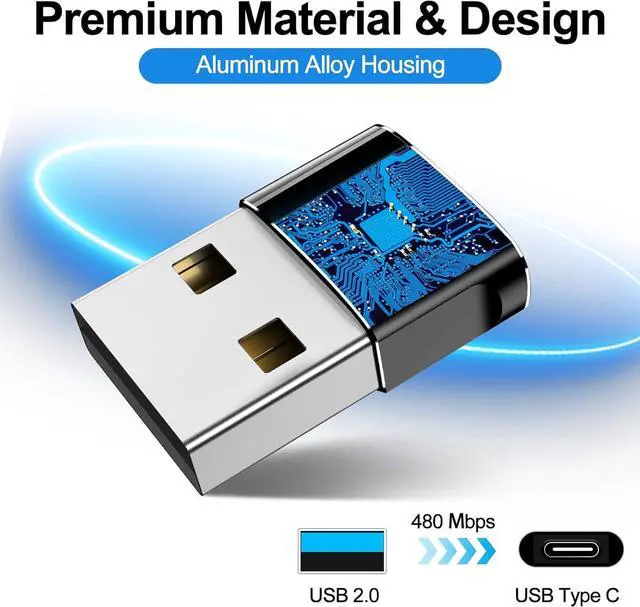 Alt view image 6 of 7 - ?????????? ???????????????? USB to USB C Adapter Type-C Female to A Male Car Charger OTG Converter for Apple Watch Ultra 8 9 10 iPhone 16 15 14 13 Pro Max Samsung S24 Nintendo Switch AirPods iPad Car