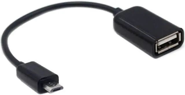 Main image of Black Micro USB Male to Female OTG Adapter Cable 5V USB Male Cable Adapter for Cell Phone OTG Adapters Accessories Android Phone U Disk Durable Design