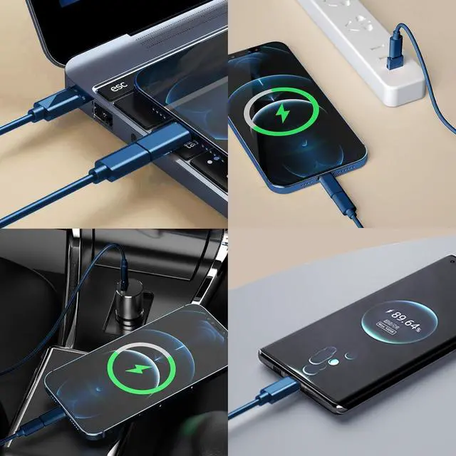 Alt view image 4 of 7 - 2 Pack USB C to USB Adapter Black Type C to USB 3.0 Adapter High-Speed Data Transfer OTG Adapter Compatible with MacBook Pro 2020 Pad Pro 2020  Notebook 9  XPS and More Type C Devices