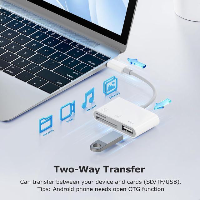 Alt view image 3 of 7 - 2-in-1 Micro USB to USB Adapter (OTG Cable + Power Cable) for Fire Stick PlayStation Classic and More - 2 Pack