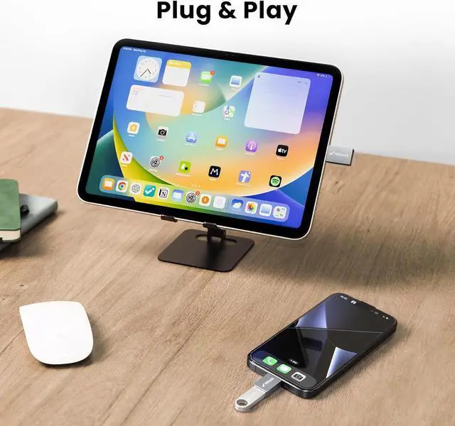 Alt view image 6 of 7 - USB C to USB Adapter 10Gbps 2 Pack USB C 3.2 Male to USB A Female Adapter Compatible with MacBook Pro/Air/iPad Pro Notebook Dell XPS and More Type C Devices Space Grey