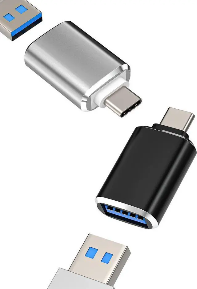 Main image of USB-C to USB 3.0 OTG Adapter(2Pack) Compatible for  Galaxy S20 S21 S22 Pixel LG MacBook  iPhone 15 Pro Max Plus iPad Pro Air Mini 6 Type c Thunderbolt Cable Mouse Port Converter Hub