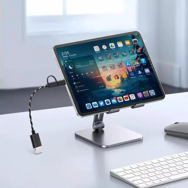 Alt view image 4 of 7 - 2-in-1 USB OTG Adapters - USB to Micro/Type C Adapter/Cable 2pack Compatible with Android MacBook Pro Samsung and More
