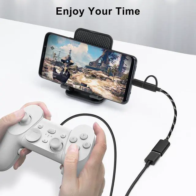 Alt view image 7 of 7 - 2-in-1 USB OTG Adapters - USB to Micro/Type C Adapter/Cable 2pack Compatible with Android MacBook Pro Samsung and More